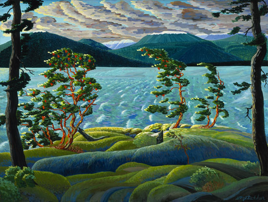Canadian Art - a fine art giclee print on canvas reproduced from an  oil painting by Donald Flather