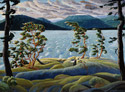 Squamisher - oil painting by Donald Flather
